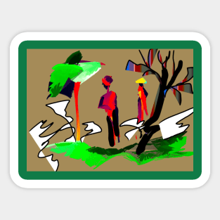 Rural Asia Sticker